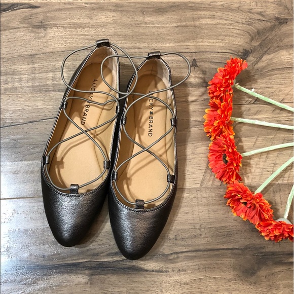Lucky Brand Shoes - Lucky Brand Lace-Up Flat